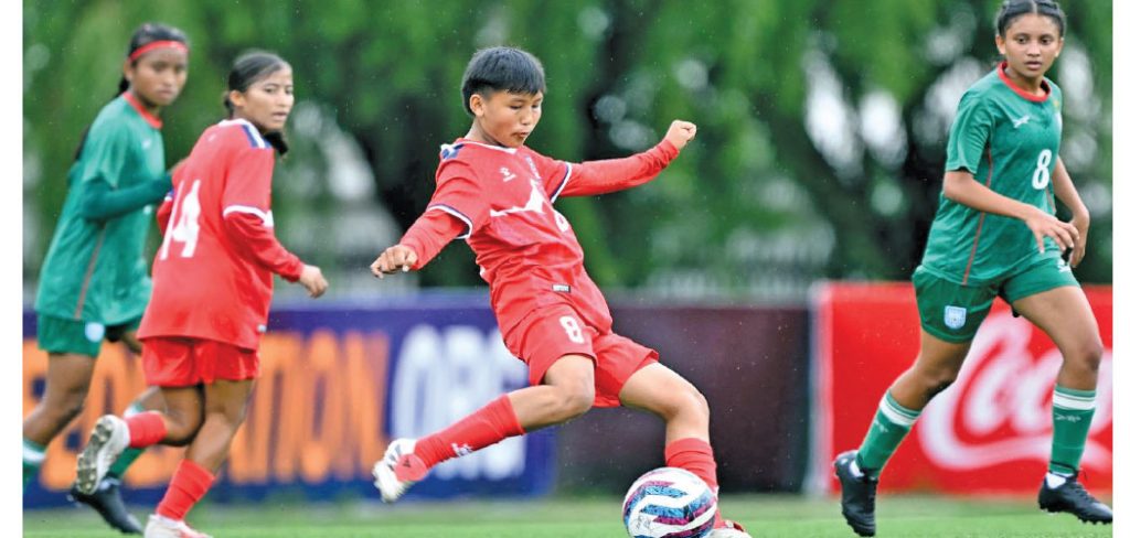 नेपाल–बङ्गलादेशबीचको SAFF U-17 महिला च्याम्पियनशिपबाट नेपाल बाहिरियो