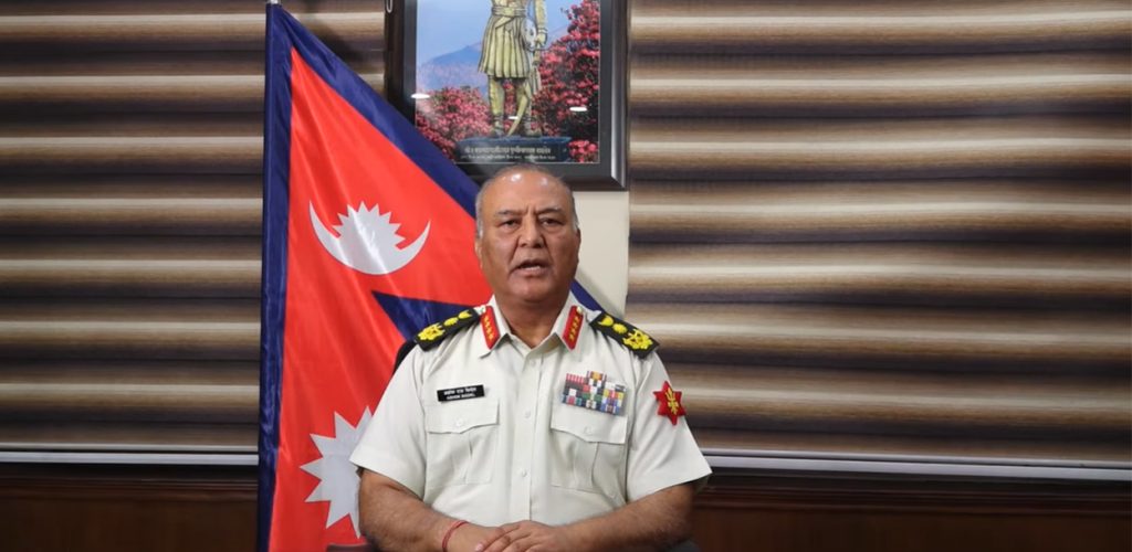 प्रधानसेनापति सिग्देलद्वारा आन्दाेलनरत पक्षलाई वार्ताका लागि आव्हान (भिडियाे)