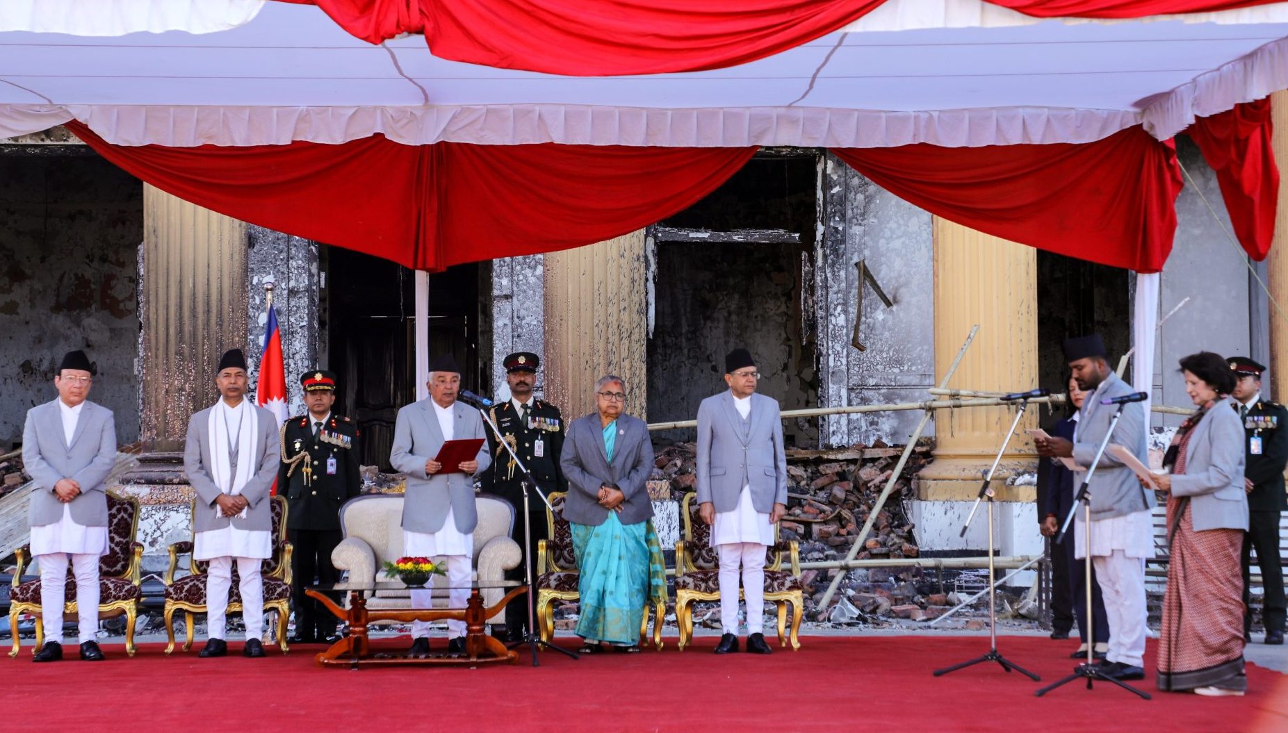 अन्तरिम सरकारमा दुई मन्त्री थपिएसँगै मन्त्रिपरिषद् १० सदस्यीय बन्याे