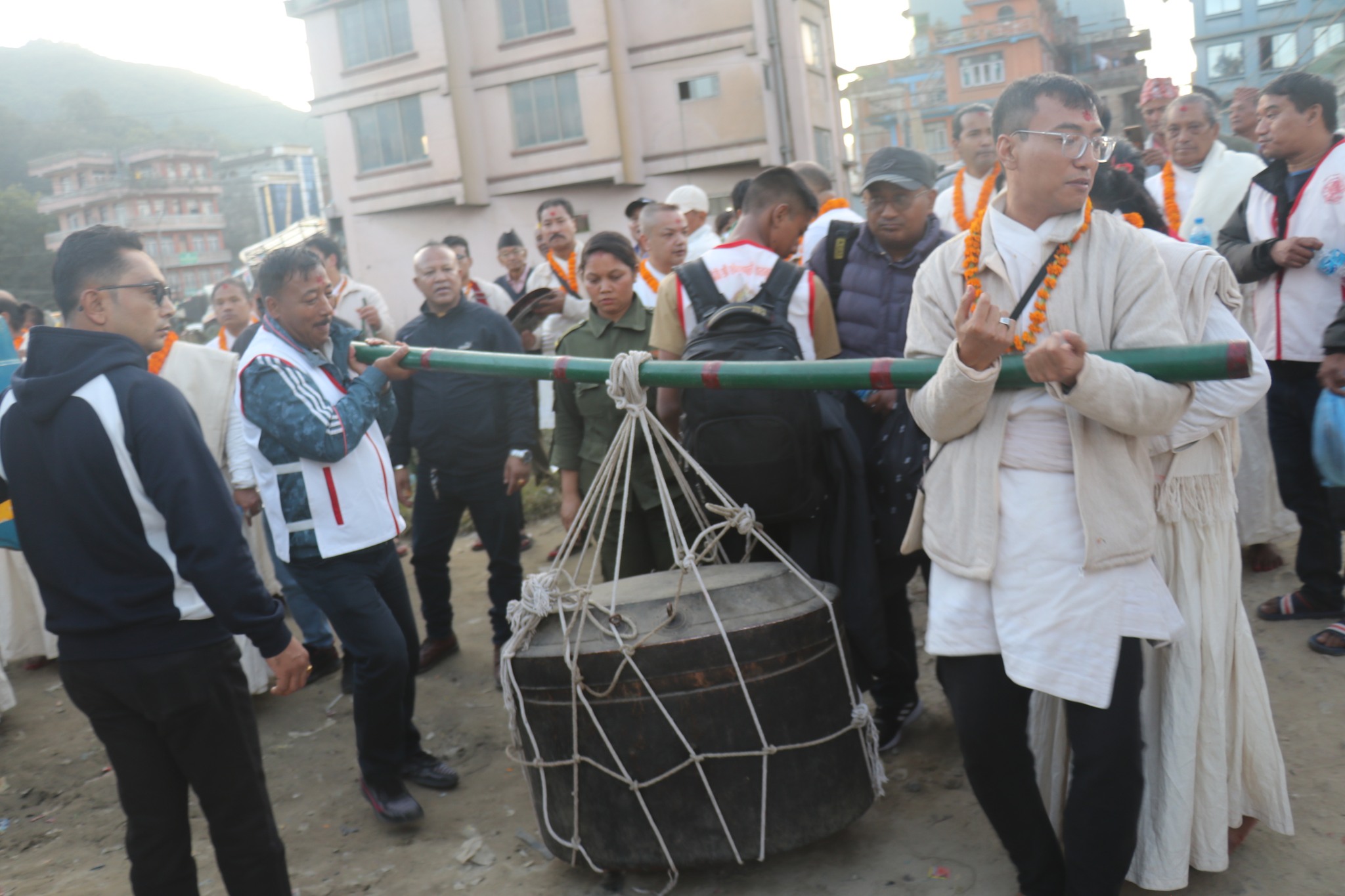 बनेपामा शुरु भयाे ऐतिहासिक एवम् धार्मिक महत्वको १२ वर्षे श्री श्वेतकाली देवी नाच