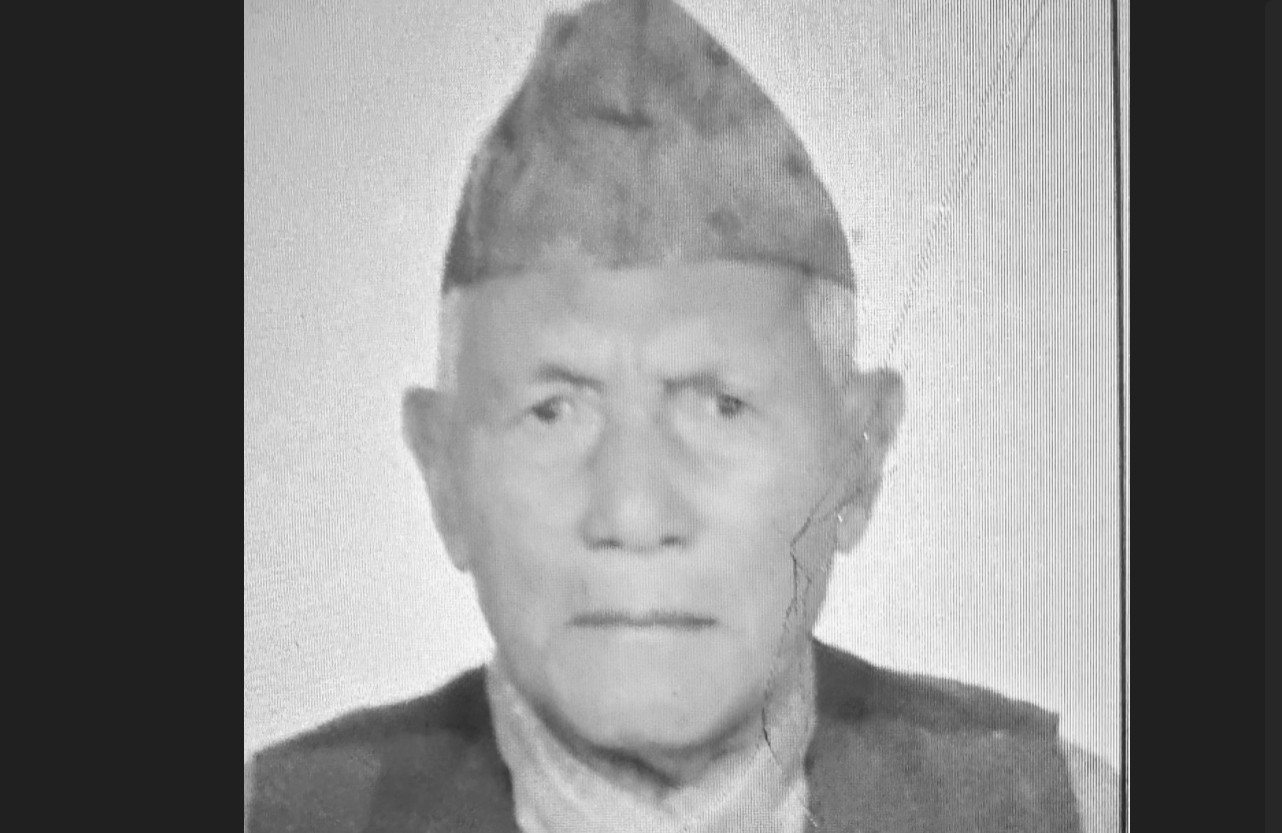 कांग्रेस काभ्रे सभापति तिर्थ लामालाई पितृशाेक