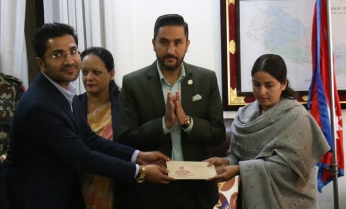 पत्रकार सुरेश रजककी श्रीमती मगियालाई सुरक्षण मुद्रण कोषमा रोजगारी