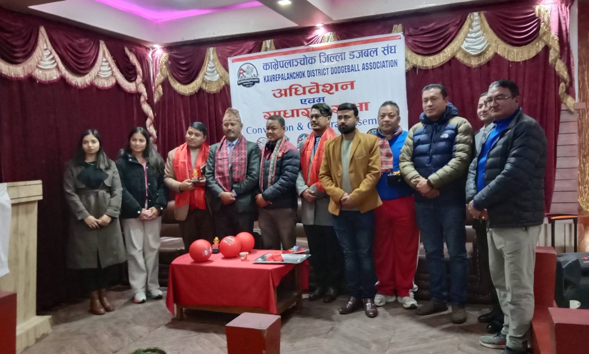 काभ्रेपलाञ्चोक डजबल संघको प्रथम अधिवेशन सम्पन्न, नयाँ कार्यसमिति चयन