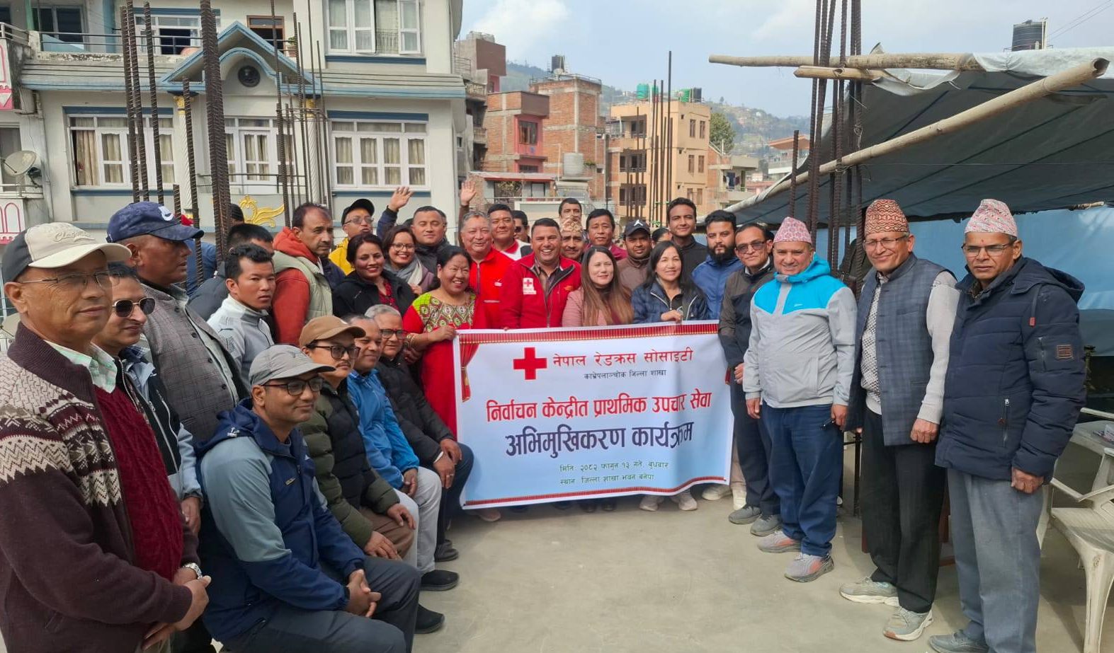 निर्वाचनमा रेडक्रस काभ्रेले जिल्लाका सबै पालिकामा प्राथमिक उपचार टोली खटाउने