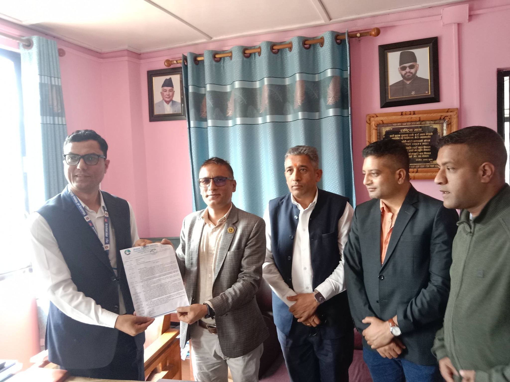 पत्रकार महासंघ, काभ्रेपलाञ्चोक शाखाद्वारा प्रमुख जिल्ला अधिकारीलाई ज्ञापनपत्र