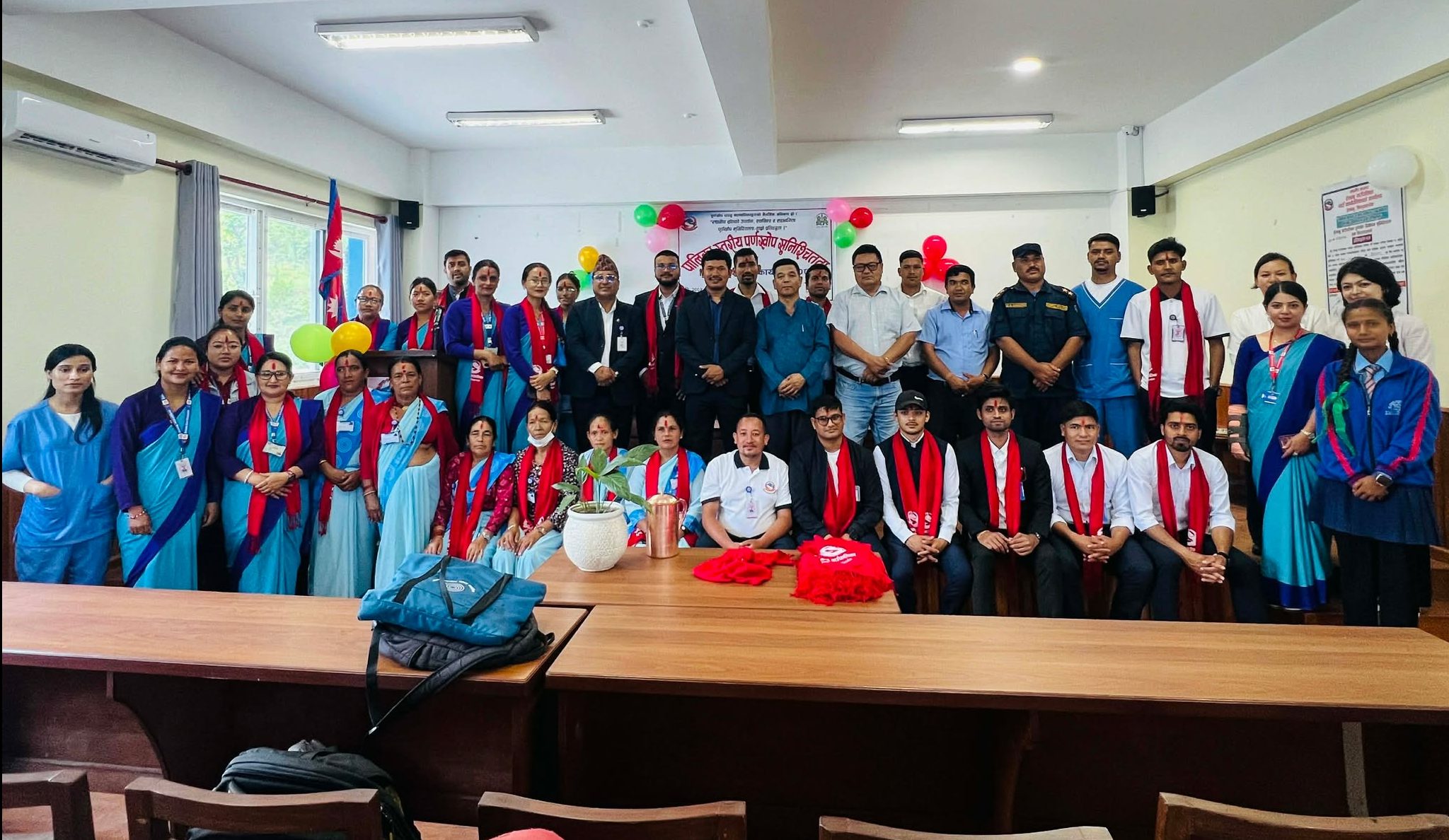 हेलम्बु गाउँपालिकालाई पूर्णखोप सुनिश्चितता तथा दिगोपना घोषणा