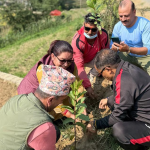 विश्व वातावरण दिवसको अवसरमा बनेपामा वृक्षारोपण