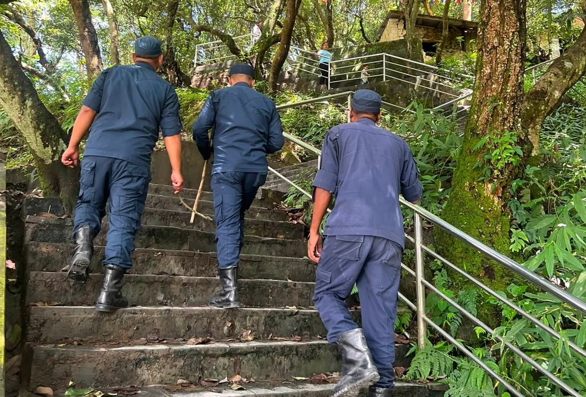 बनेपाका वन क्षेत्रमा प्रहरीको निगरानी बढ्यो