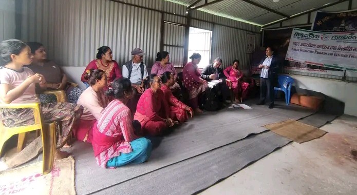 सामुदायिक साकोसद्वारा पनौती-१० मा सदस्य अन्तरक्रिया कार्यक्रम