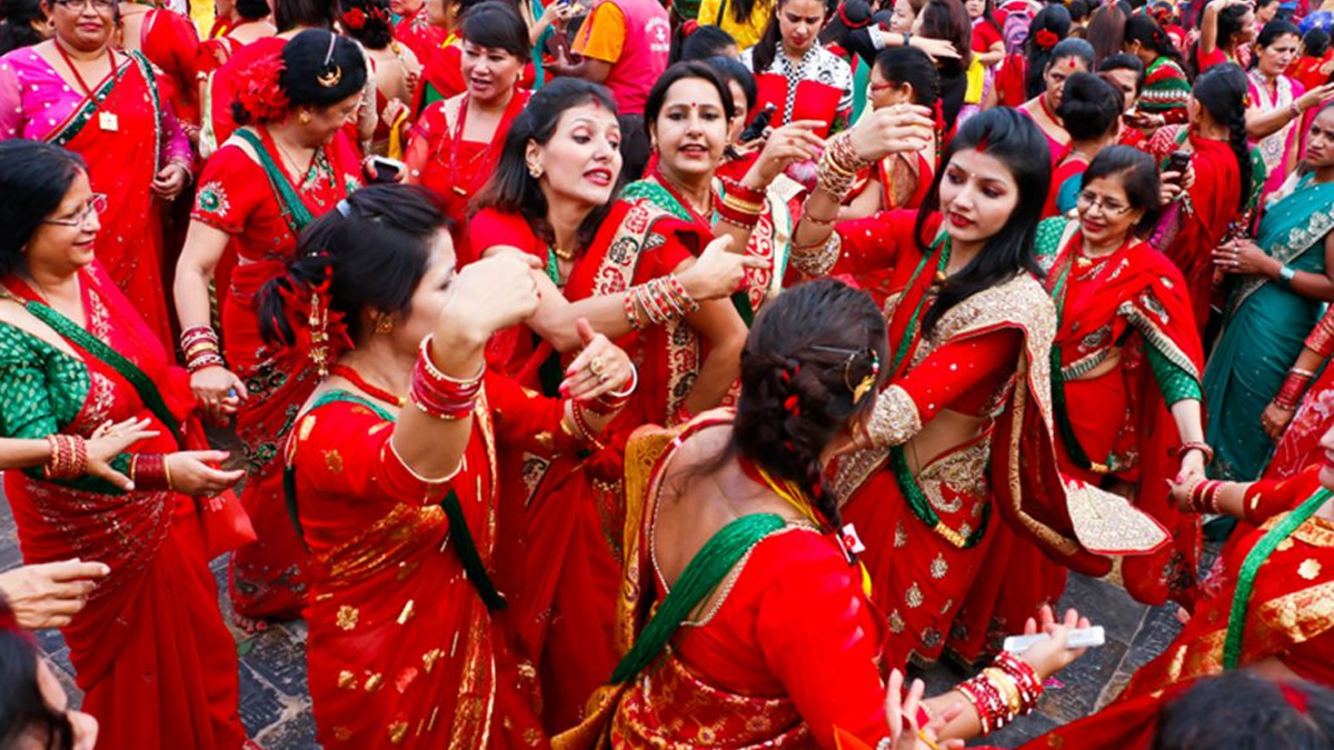 भाद्र शुक्ल तृतीयाका दिनमा मनाइने हरितालिका तीज पर्व आज मनाइँदै